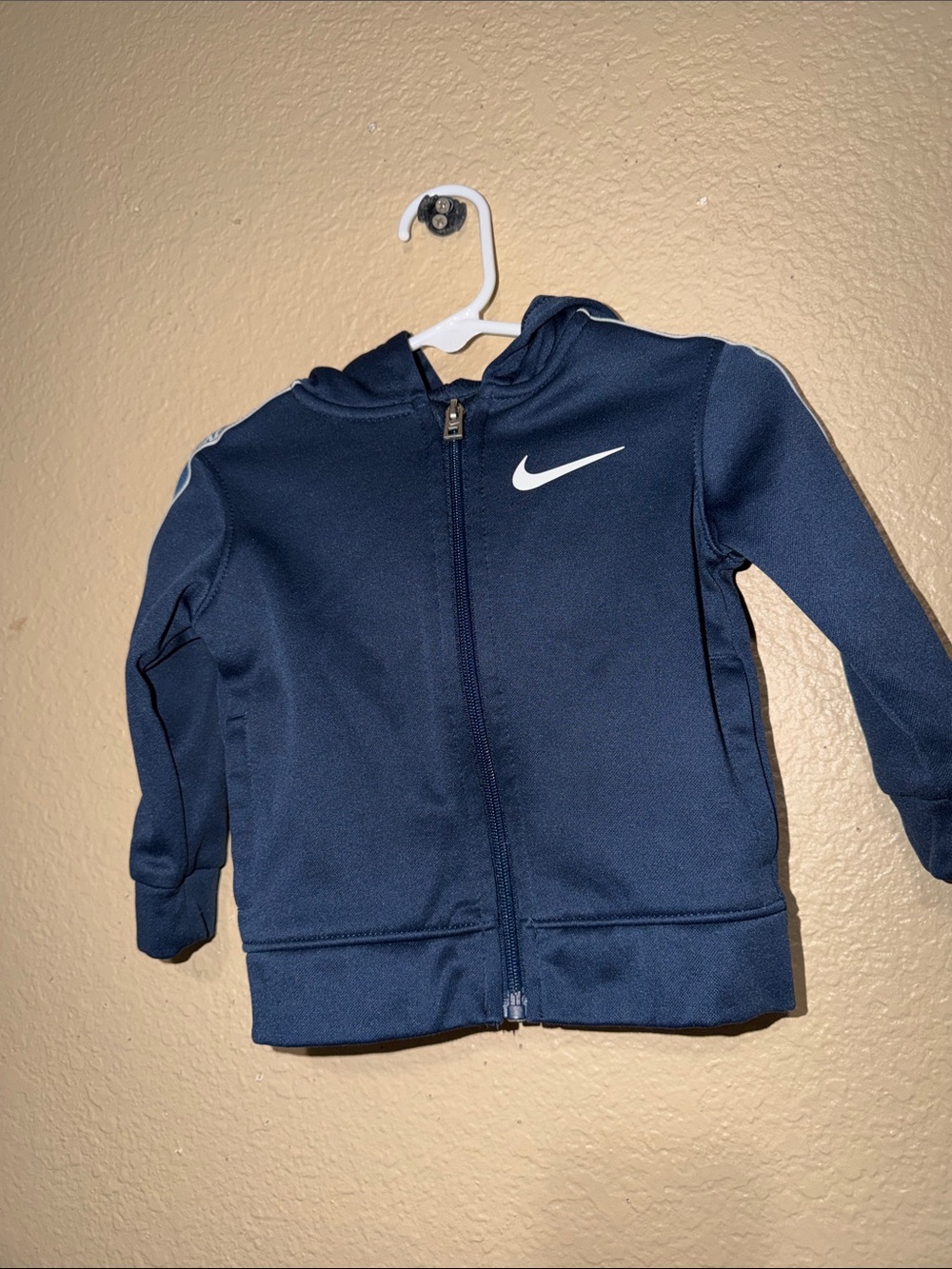 Nike Navy Blue Kids Full-Zip Hoodie